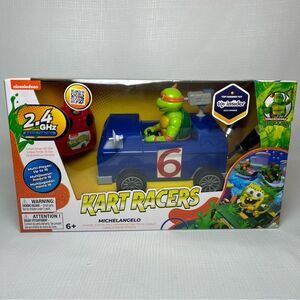 NIB Nickelodeon TMNT Kart Racers Michaelangelo Channel 6 News Van R/C (2.4GHz)